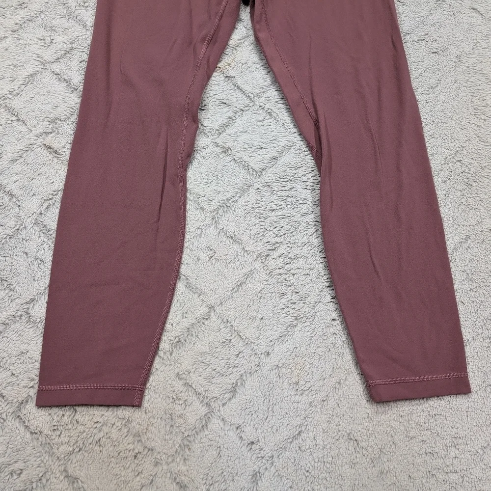 Lululemon Leggings Womens 10 Align HR Pant 25” Pink Mauve Plumful Soft Nulu